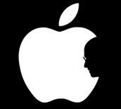 Small Apple tribute logo, created by Mak Long